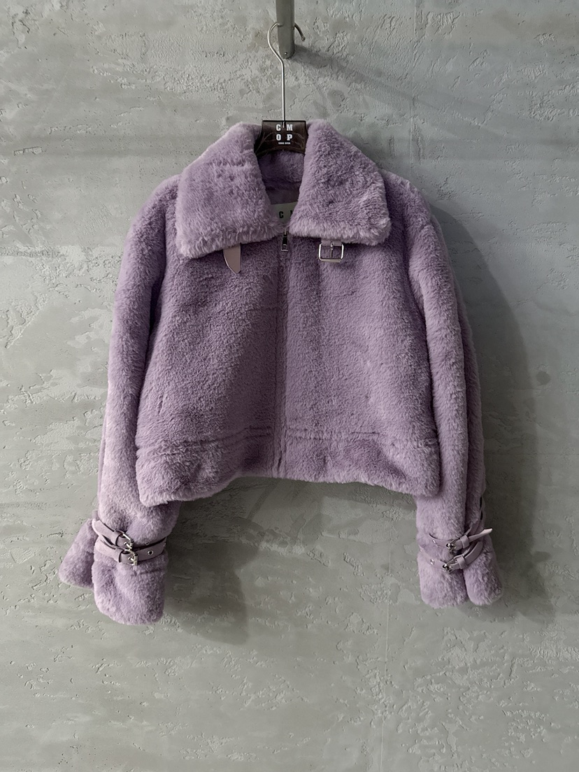 COME OPEN東大門㊣代購女裝新款推薦時尚職業25秋冬短款大衣COMP-(COME OPEN)短款大衣圖色2