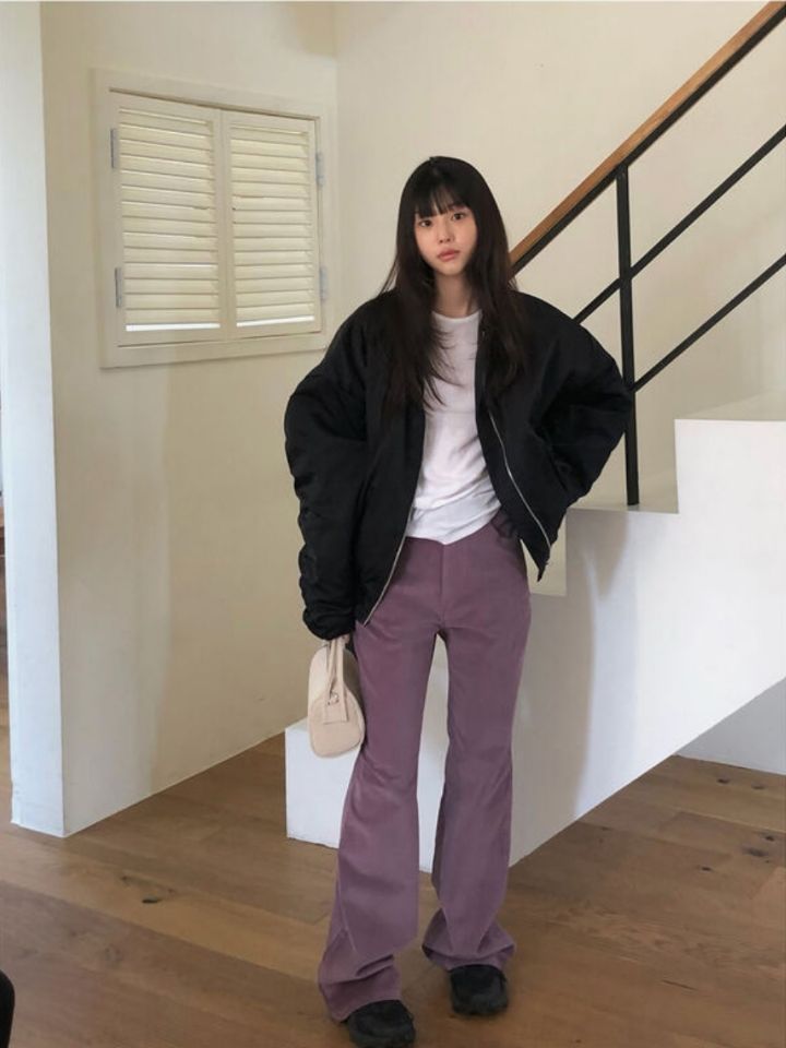 LIVE FOREVER韓國代購㊣女士新款休閑真品人氣25秋冬長袖T恤LIVE FOR_EVER長袖T恤