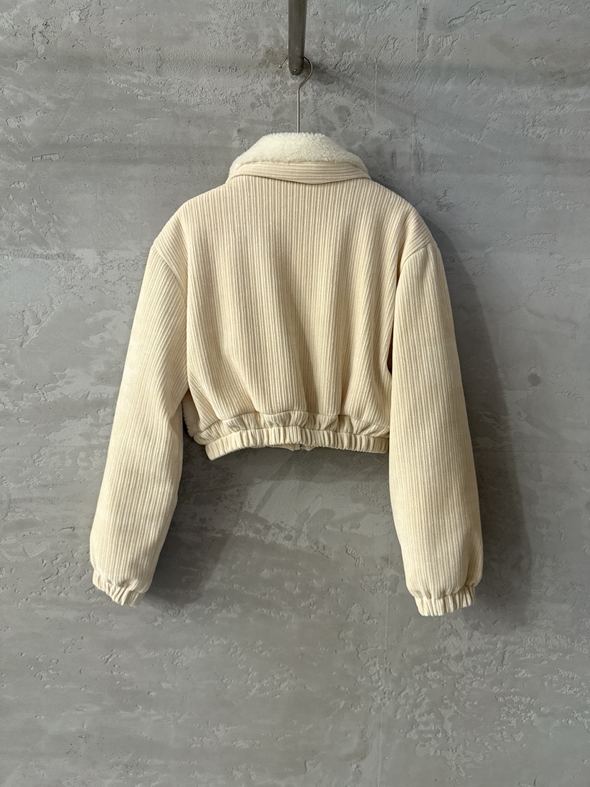 COME OPEN東大門㊣實拍女士新品推薦職業時尚夾克羊毛羅紋COMP-(COME OPEN)夾克