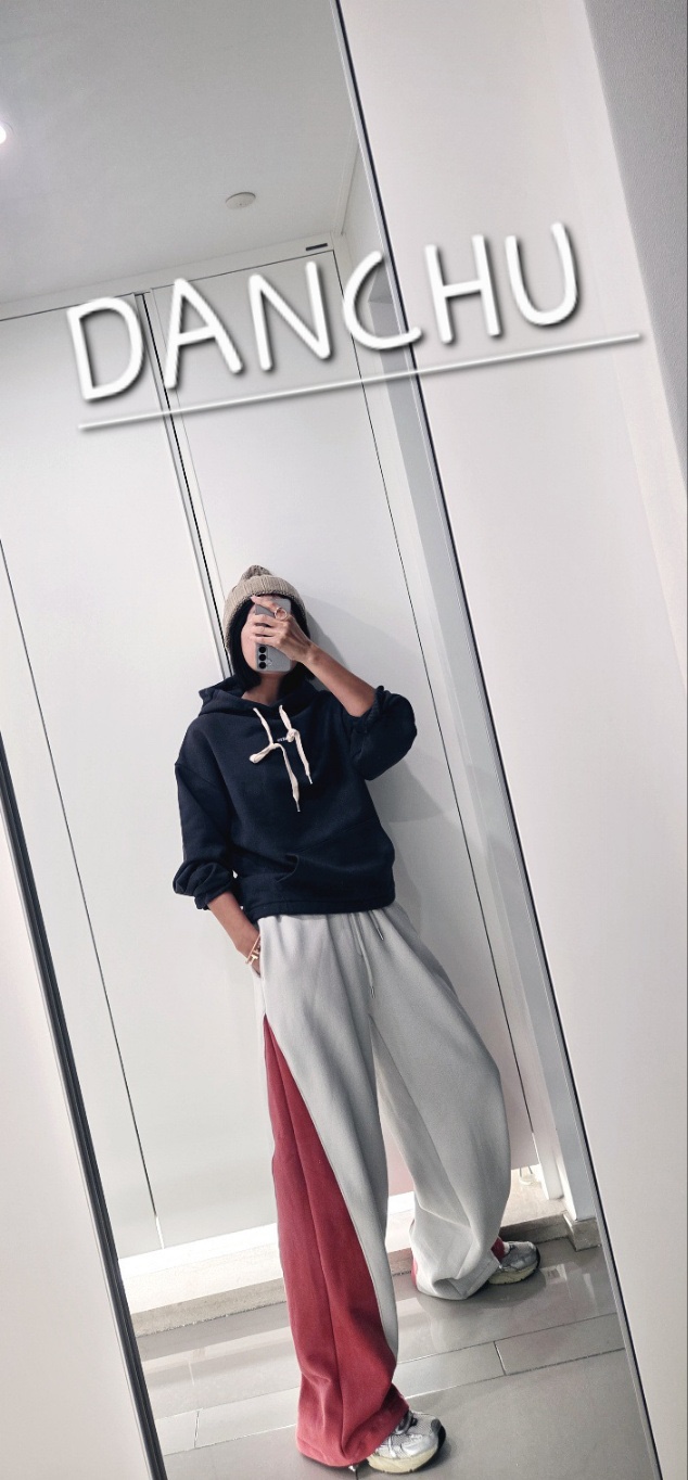 DANCHU東大門㊣實拍女士新品真品熱賣25秋冬時尚休閑褲加絨DANCHU休閑褲