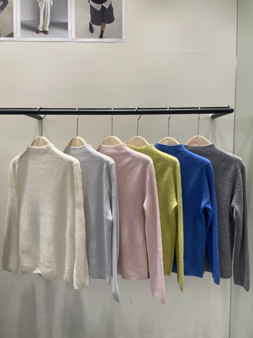 NEOUL東大門㊣實拍女士新款熱賣25秋冬時尚推薦職業真品針織衫NEOUL/ahin雙領標簽針織衫