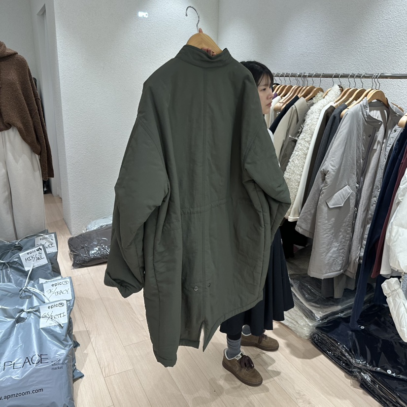 EPIC-S東大門㊣實拍女士新款25秋冬推薦職業時尚中長款大衣EPIC-S中長款大衣