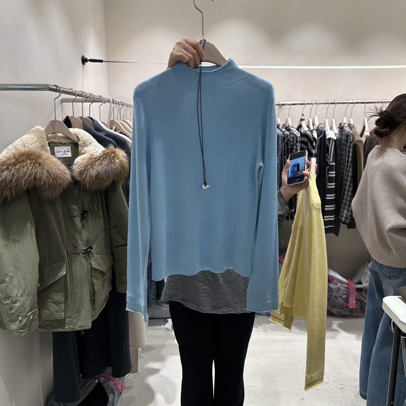 CREME BRULEE韓國代購㊣女裝新款時尚人氣長袖T恤不含飾品CREME BRULEE/DH長袖T恤圖色1