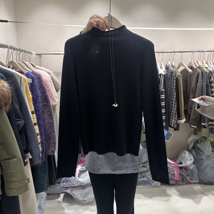 CREME BRULEE韓國代購㊣女裝新款時尚人氣長袖T恤不含飾品CREME BRULEE/DH長袖T恤圖色3