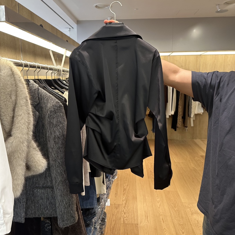 LEFANCY韓國代購㊣女士新品熱賣職業時尚真品休閑襯衫蕾絲衫LEFANCY襯衫/蕾絲衫