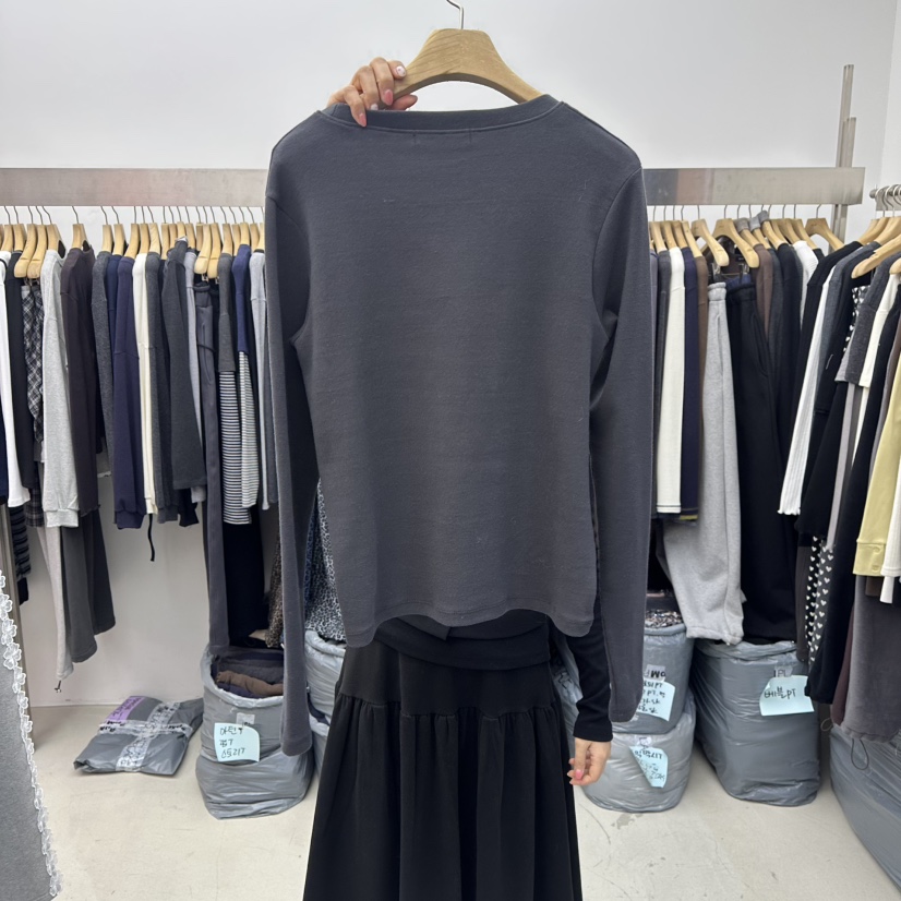 SPECIAL東大門㊣實拍女士新款推薦人氣職業時尚休閑長袖T恤SPECIAL長袖T恤