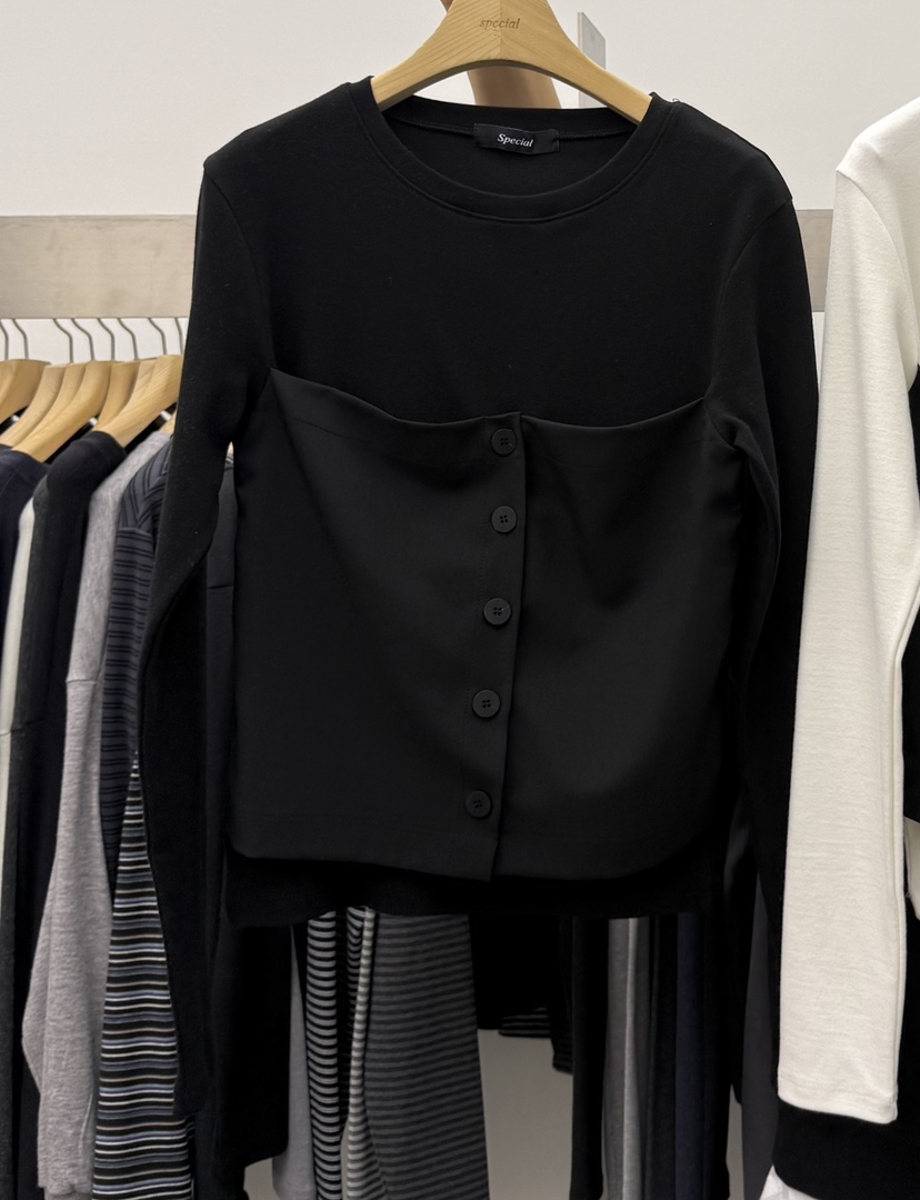 SPECIAL東大門㊣實拍女士新款推薦人氣職業時尚休閑長袖T恤SPECIAL長袖T恤圖色3