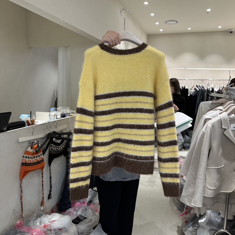 CREME BRULEE韓國直郵㊣女士新品25秋冬推薦真品職業休閑毛衣CREME BRULEE/DH毛衣