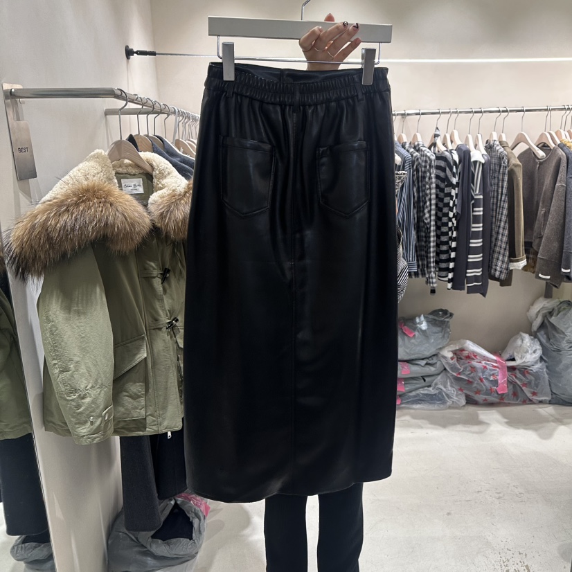 CREME BRULEE韓國代購㊣女士新品休閑人氣真品25秋冬熱賣長裙CREME BRULEE/DH長裙