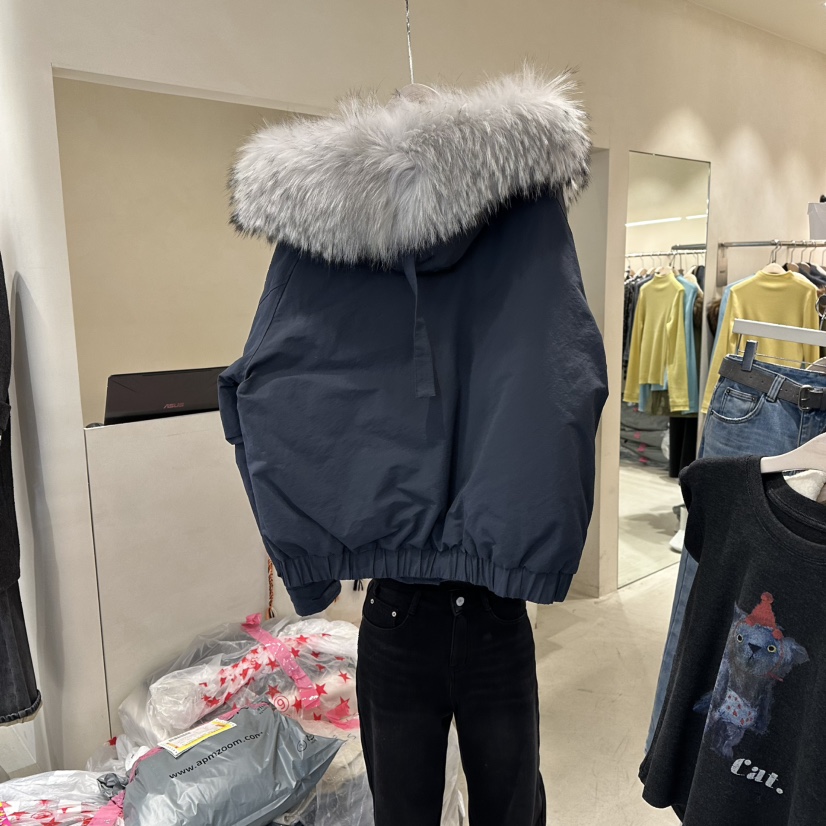 CREME BRULEE東大門㊣直郵女士新款職業熱賣推薦短款羽絨服CREME BRULEE/DH短款羽絨服