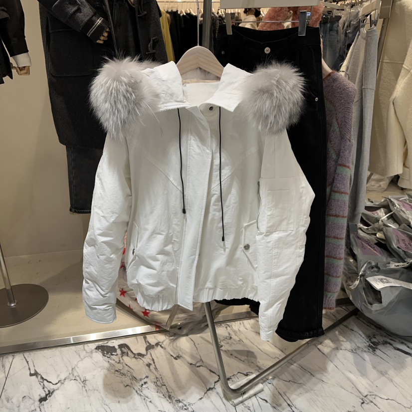 CREME BRULEE東大門㊣直郵女士新款職業熱賣推薦短款羽絨服CREME BRULEE/DH短款羽絨服圖色1