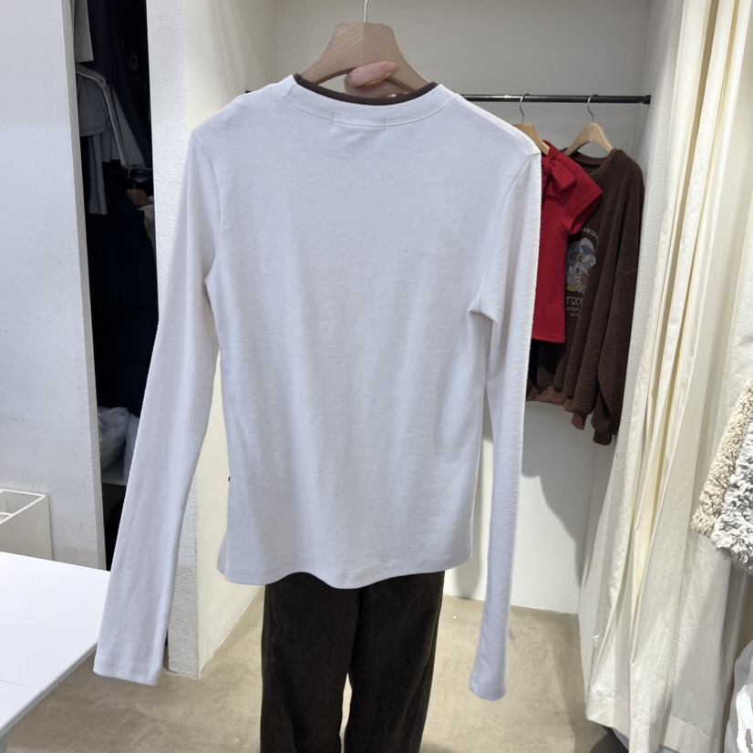 IR BIEN/BIENBIEN韓國代購㊣女士新款真品人氣25秋冬長袖T恤IR BIEN/BIENBIEN長袖T恤