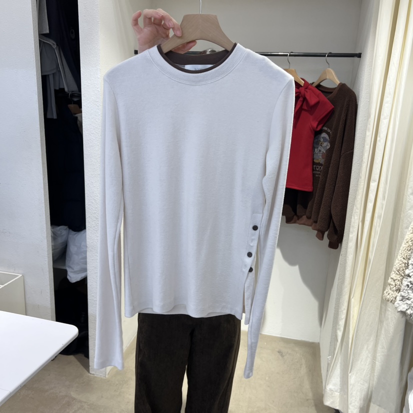 IR BIEN/BIENBIEN韓國代購㊣女士新款真品人氣25秋冬長袖T恤IR BIEN/BIENBIEN長袖T恤圖色1