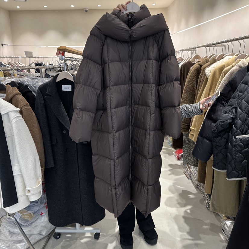CREME BRULEE東大門㊣代購女士新品休閑真品長款羽絨服鴨絨CREME BRULEE/DH長款羽絨服圖色2