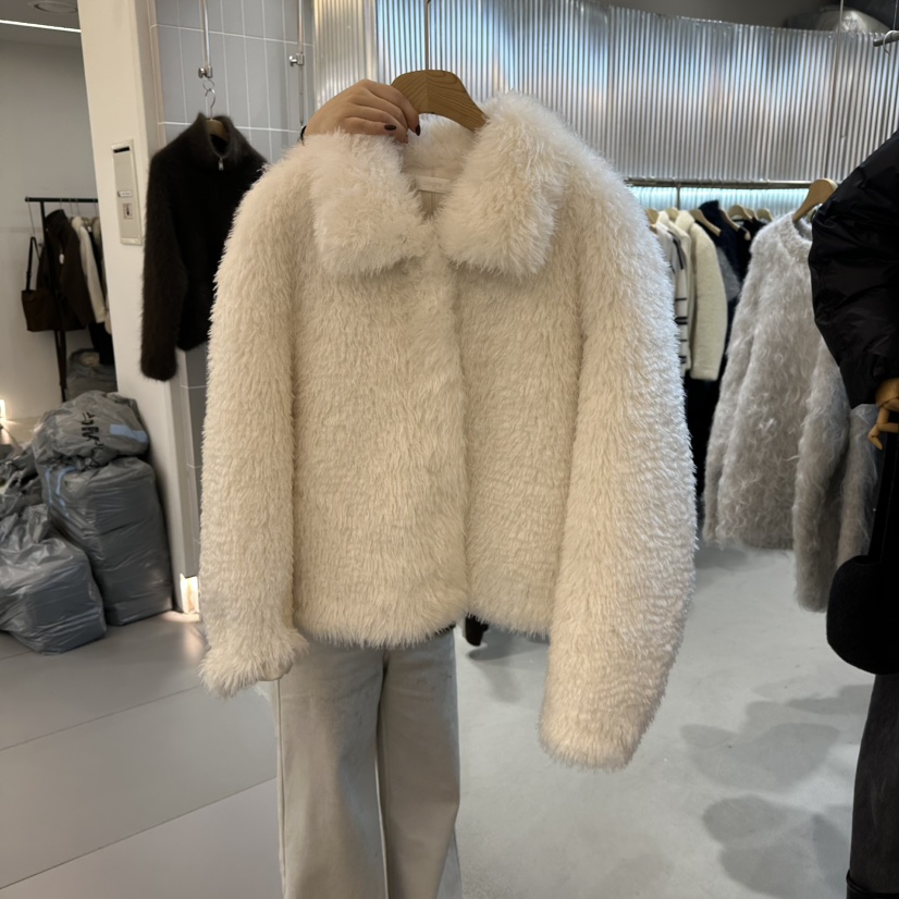 ALEGRE韓國直郵㊣女裝新品時尚人氣推薦真品職業休閑短款大衣ALEGRE短款大衣圖色2