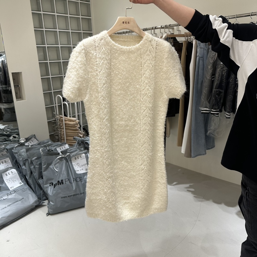 BES東大門㊣代購女士新品人氣推薦休閑時尚職業連衣裙不含項鏈BES SEOUL連衣裙圖色1