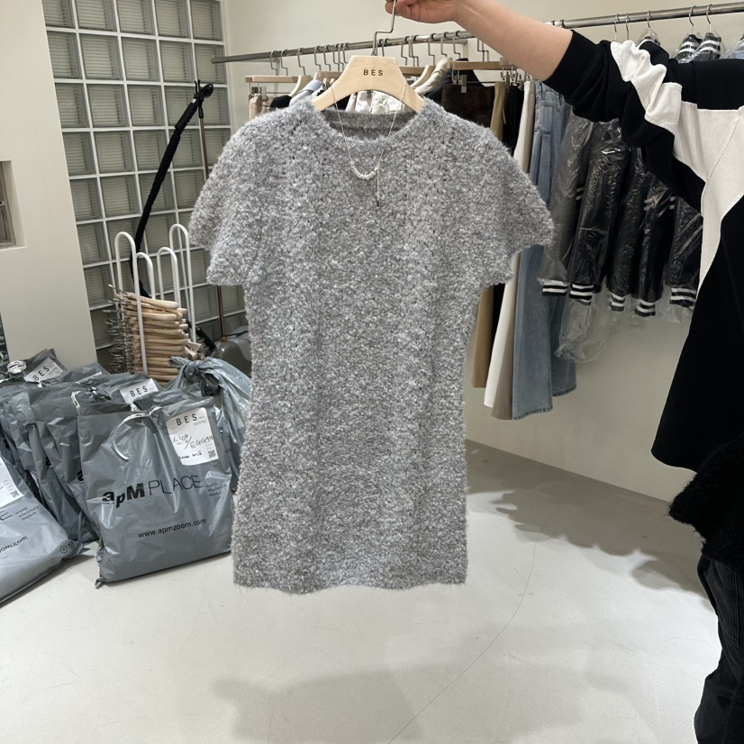 BES東大門㊣代購女士新品人氣推薦休閑時尚職業連衣裙不含項鏈BES SEOUL連衣裙圖色2