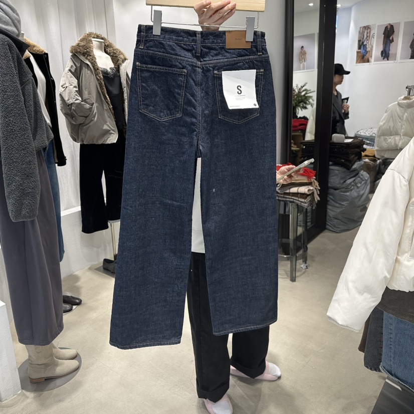 ACKER東大門㊣實拍女裝新款時尚人氣休閑真品熱賣牛仔褲加絨ACKER牛仔褲