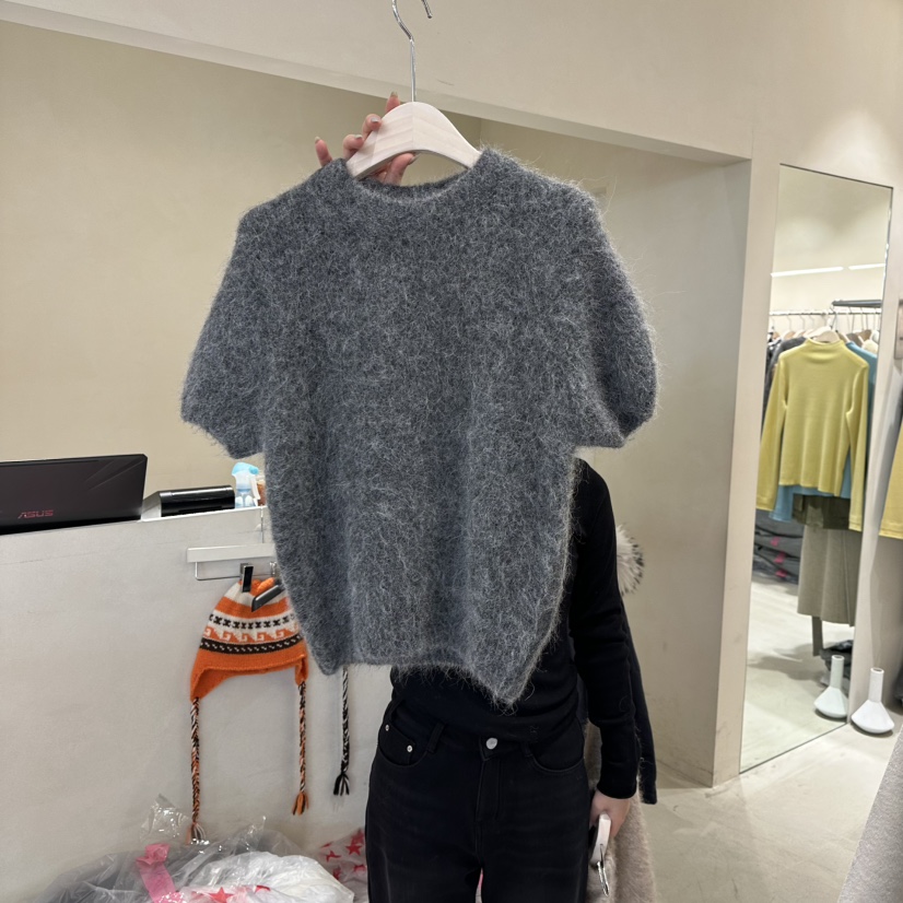 CREME BRULEE韓國代購㊣女士新款時尚25秋冬推薦真品人氣毛衣CREME BRULEE/DH毛衣圖色1