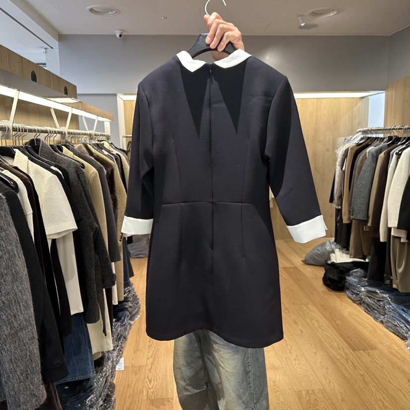 LEFANCY東大門㊣代購女裝新款真品職業推薦25秋冬休閑連衣裙LEFANCY連衣裙