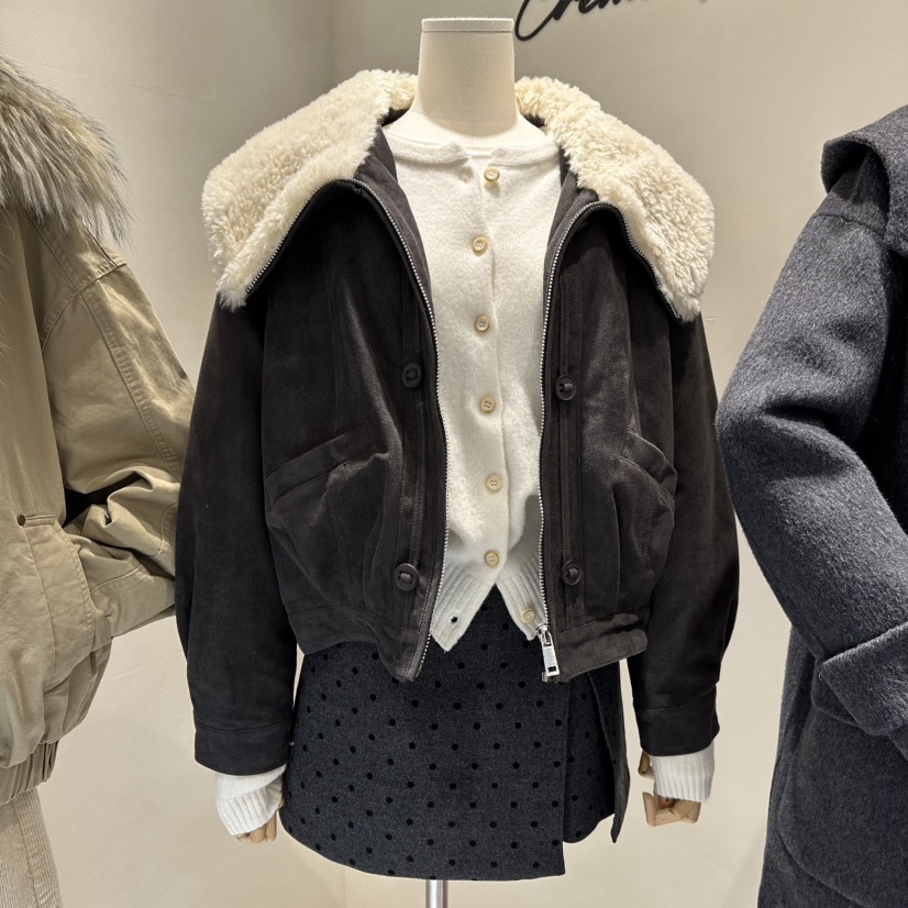 CREME BRULEE東大門㊣代購女士新品推薦真品25秋冬熱賣夾克CREME BRULEE/DH夾克圖色2