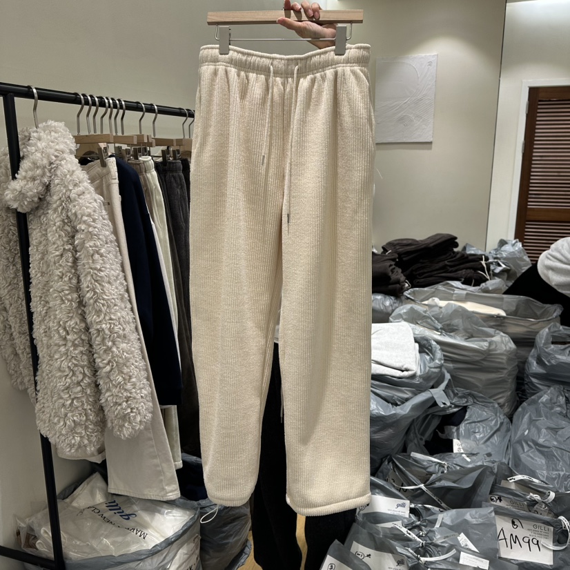 GILLI東大門㊣代購女士新品真品熱賣休閑職業時尚休閑褲加絨GILLI休閑褲圖色1