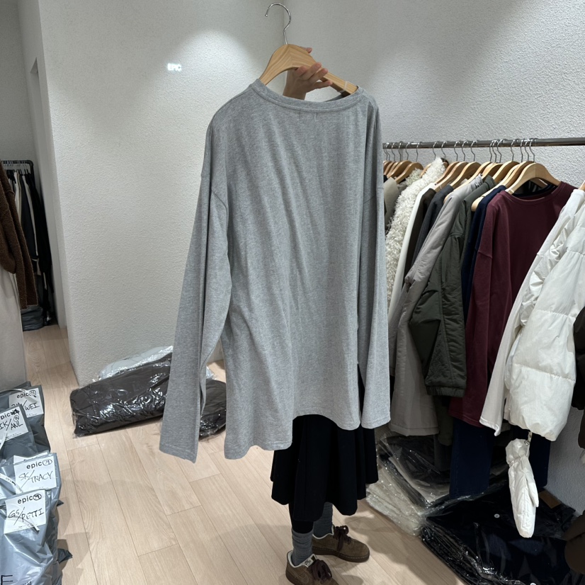 EPIC-S韓國直郵㊣女士新品職業人氣熱賣推薦25秋冬長袖T恤EPIC-S長袖T恤