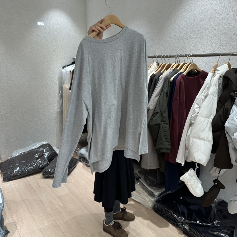 EPIC-S韓國直郵㊣女士新品職業人氣熱賣推薦25秋冬長袖T恤EPIC-S長袖T恤圖色2