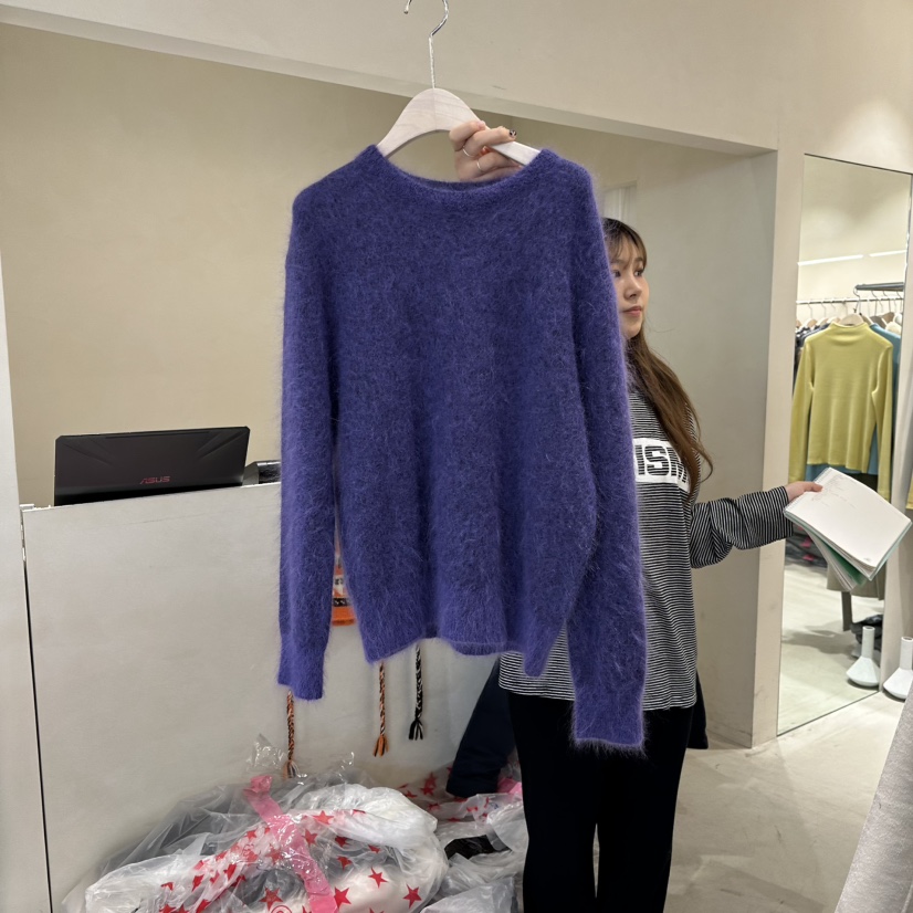 CREME BRULEE韓國代購㊣女士新款25秋冬休閑推薦人氣真品毛衣CREME BRULEE/DH毛衣圖色2