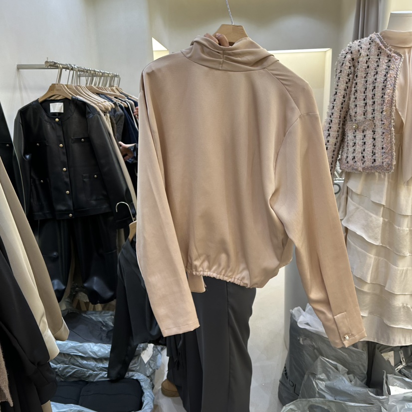 MATIERE韓國直郵㊣女裝新款推薦職業休閑時尚人氣襯衫蕾絲衫MATIERE襯衫/蕾絲衫