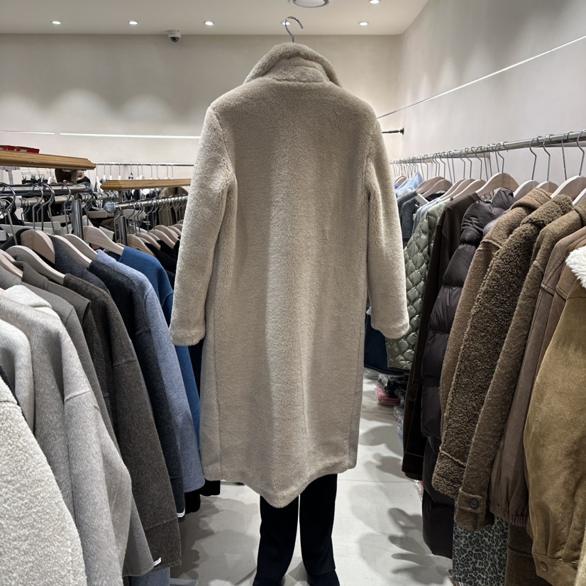 CREME BRULEE韓國直郵㊣女士新款25秋冬熱賣時尚中長款大衣CREME BRULEE/DH中長款大衣