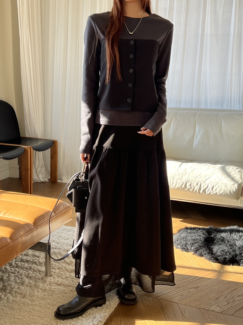 SPECIAL韓國直郵㊣女裝新品職業人氣25秋冬熱賣休閑真品長裙SPECIAL長裙