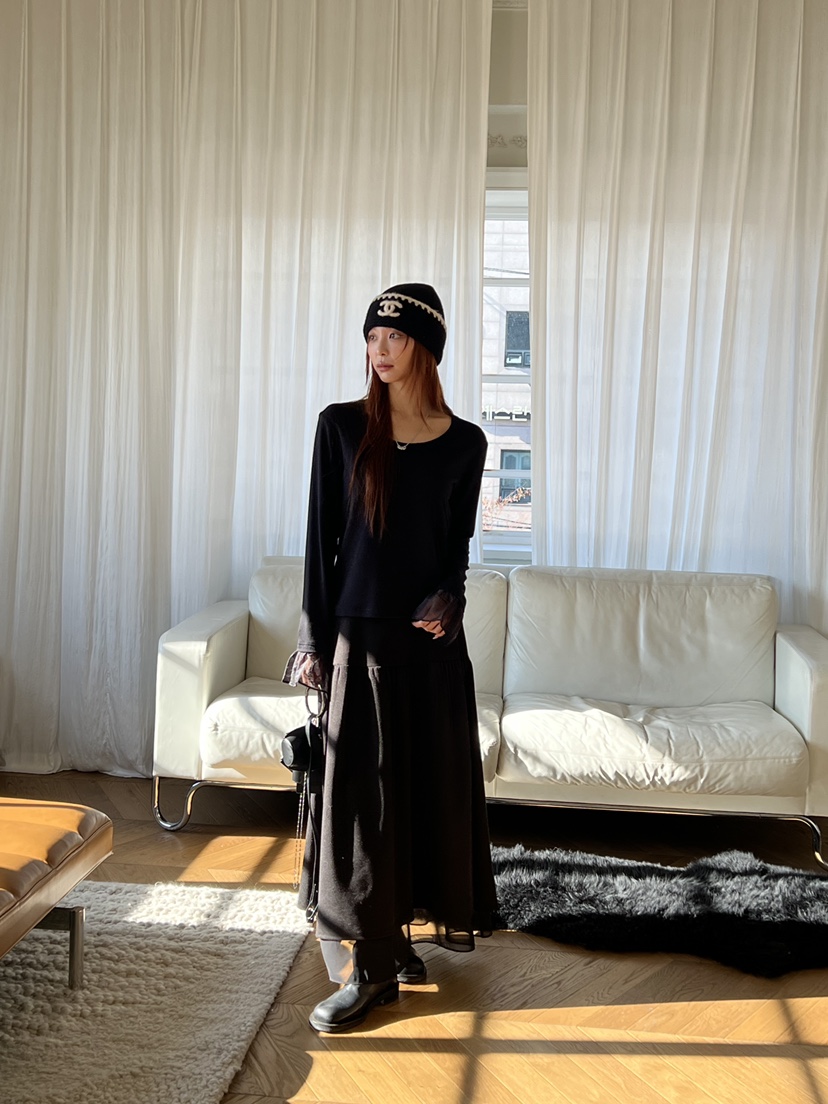 SPECIAL韓國直郵㊣女裝新品職業人氣25秋冬熱賣休閑真品長裙SPECIAL長裙