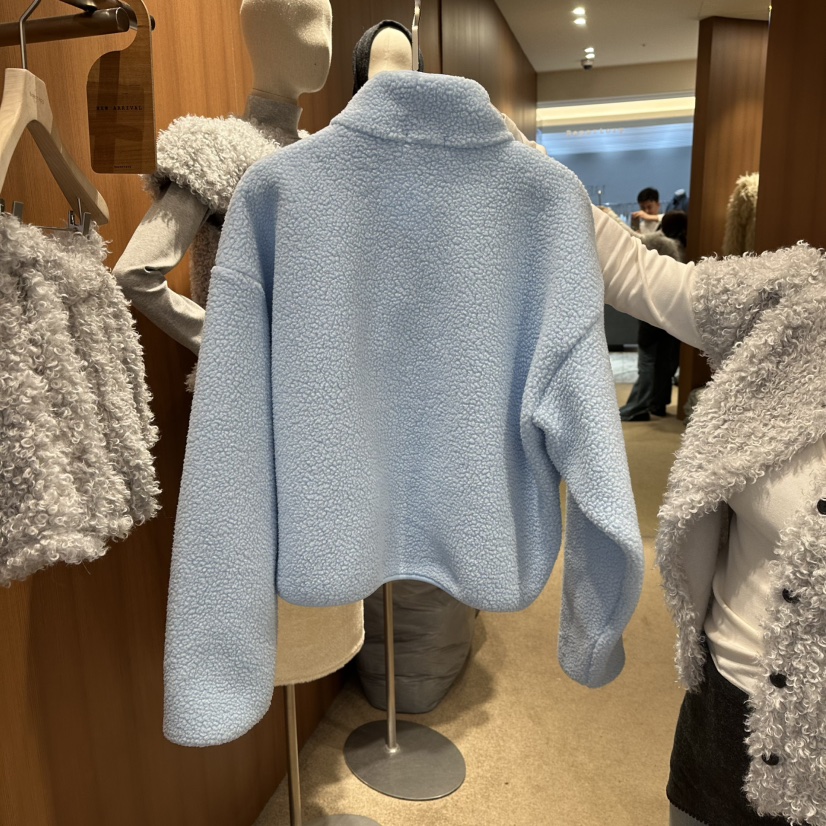 REPERTORY韓國代購㊣女裝新品25秋冬人氣休閑衛衣不含內搭抓絨REPERTORY衛衣