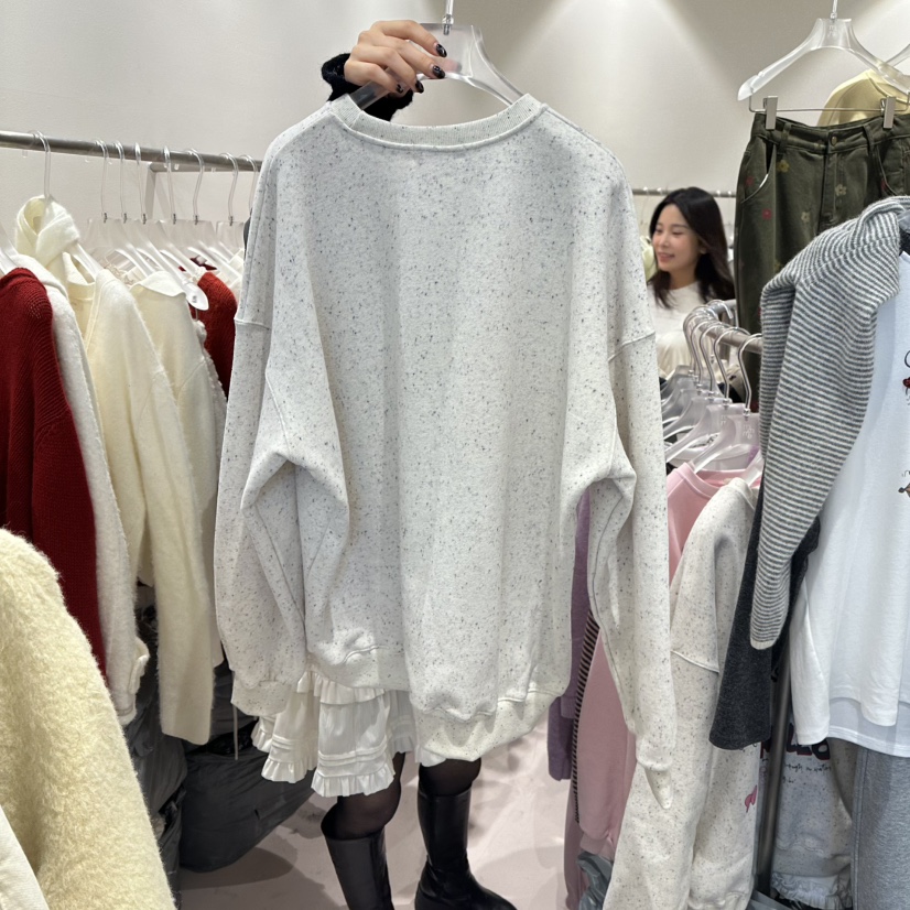 MIMME韓國直郵㊣女裝新款推薦人氣真品職業熱賣休閑25秋冬衛衣MIMME衛衣