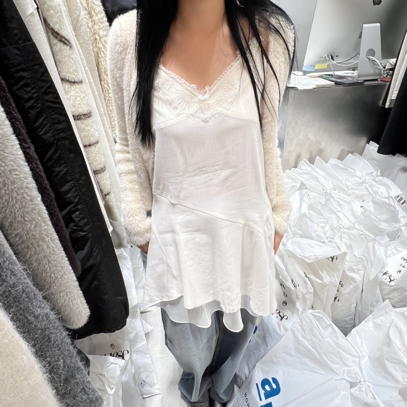 NUESE韓國代購㊣女裝新款推薦25秋冬真品時尚職業人氣連衣裙NUESE連衣裙圖色2