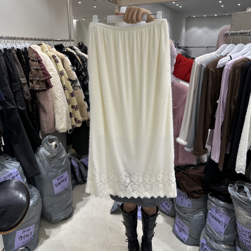 BENE韓國直郵㊣女裝新款熱賣真品人氣職業休閑時尚25秋冬長裙BENE長裙圖色1