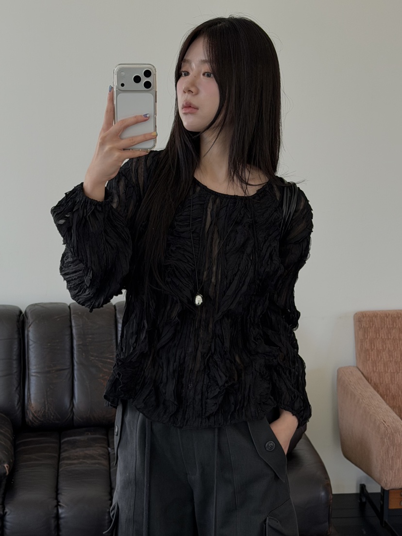 BENE東大門㊣實拍女士新款真品人氣休閑職業時尚襯衫蕾絲衫BENE襯衫/蕾絲衫圖色2