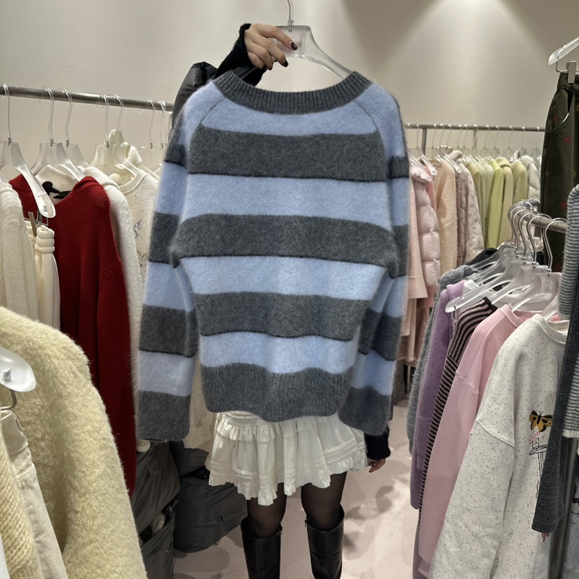 MIMME韓國直郵㊣女士新品休閑時尚25秋冬推薦人氣職業真品毛衣MIMME毛衣