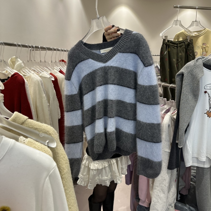 MIMME韓國直郵㊣女士新品休閑時尚25秋冬推薦人氣職業真品毛衣MIMME毛衣圖色2