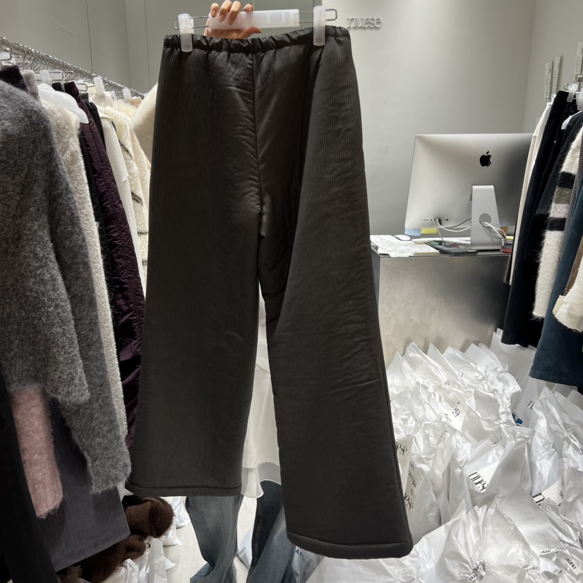 NUESE東大門㊣代購女裝新品推薦熱賣職業真品休閑褲連帽衫加絨NUESE休閑褲