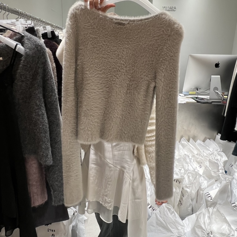 NUESE韓國代購㊣女士新款25秋冬時尚職業真品休閑熱賣針織衫NUESE針織衫