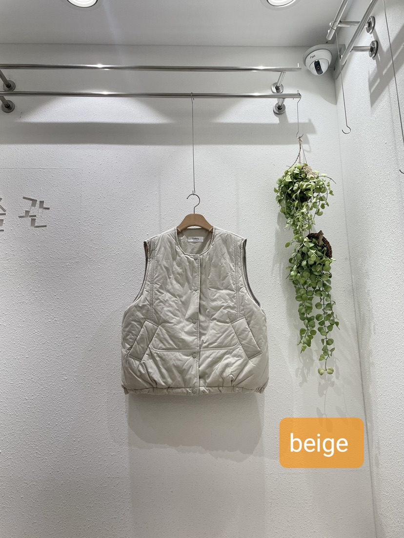 GALLERY-A東大門㊣直郵女裝新款真品25秋冬馬甲不含內搭棉質GALLERY馬甲圖色1