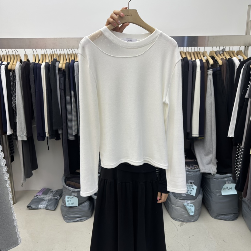 SPECIAL東大門㊣直郵女裝新品休閑熱賣職業真品時尚長袖T恤SPECIAL長袖T恤圖色1
