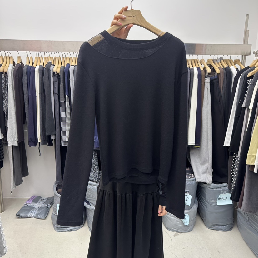 SPECIAL東大門㊣直郵女裝新品休閑熱賣職業真品時尚長袖T恤SPECIAL長袖T恤圖色2