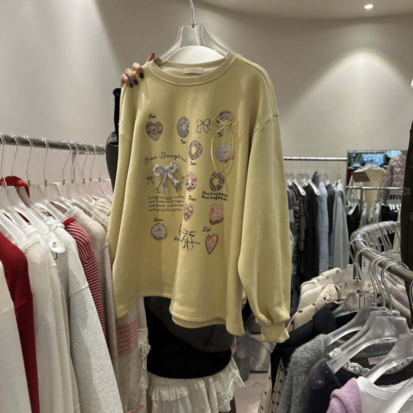 MIMME韓國代購㊣女士新品休閑職業人氣推薦時尚熱賣25秋冬衛衣MIMME衛衣圖色3