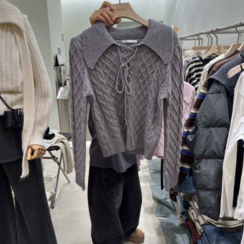 PART3東大門㊣實拍女裝新品職業真品25秋冬熱賣時尚人氣毛衣Part.3毛衣圖色2