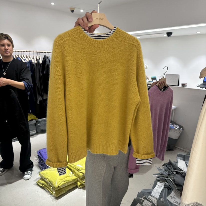 CONNAUGHT東大門㊣實拍女士新款職業推薦休閑毛衣不含內搭羊絨CONNAUGHT毛衣圖色2