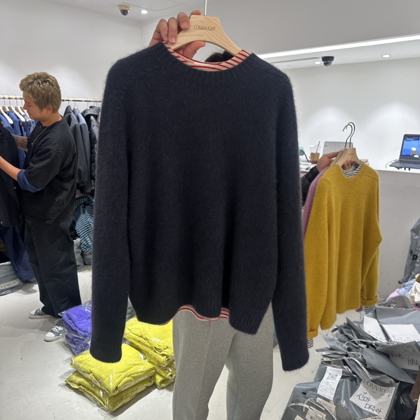 CONNAUGHT東大門㊣實拍女士新款職業推薦休閑毛衣不含內搭羊絨CONNAUGHT毛衣圖色3