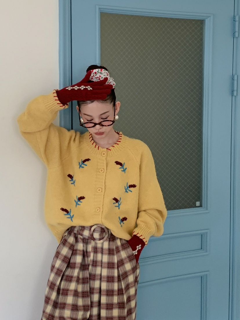 JKICHI韓國直郵㊣女士新品25秋冬推薦職業真品休閑時尚毛衣JKICHI毛衣